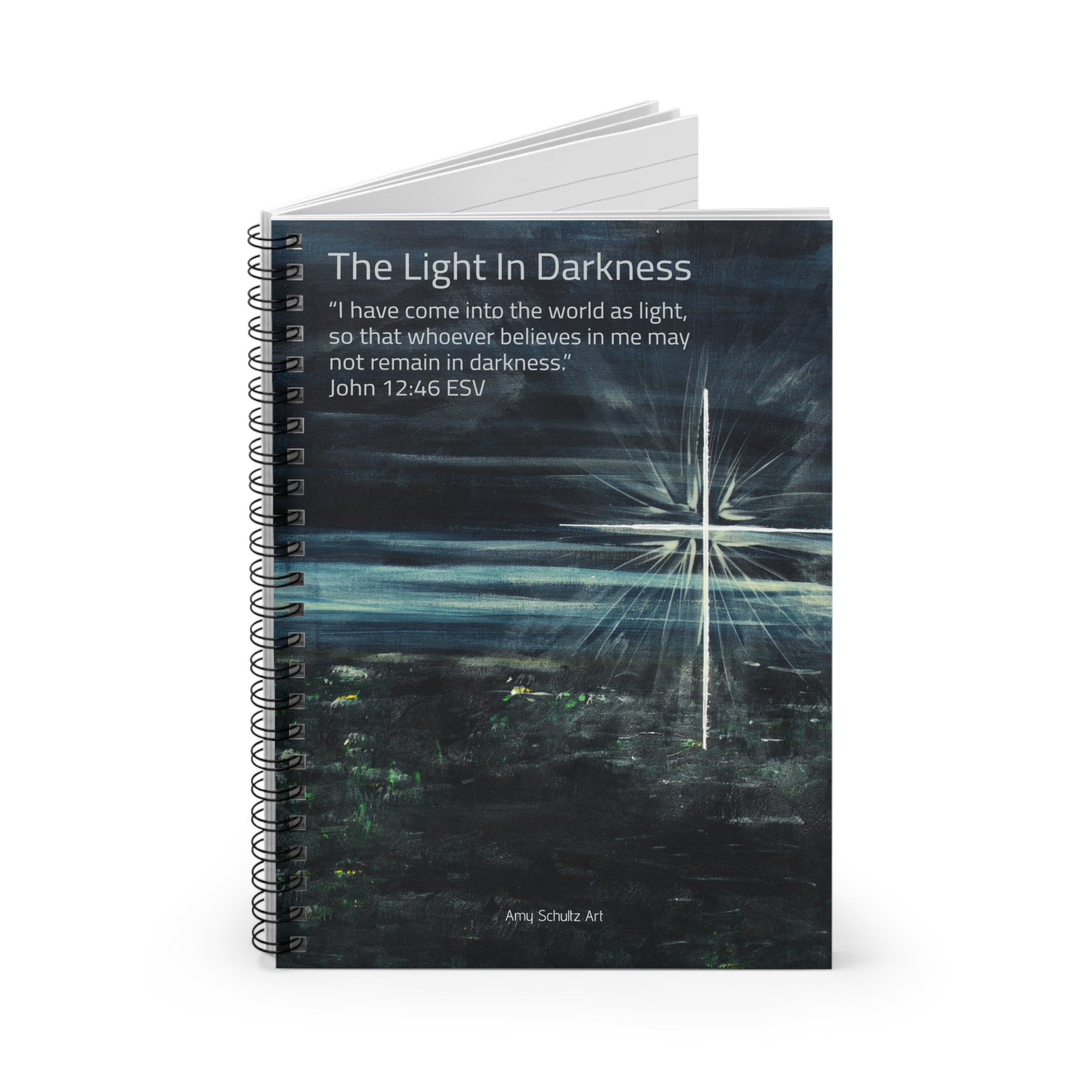The Light In Darkness - Journal Notebook