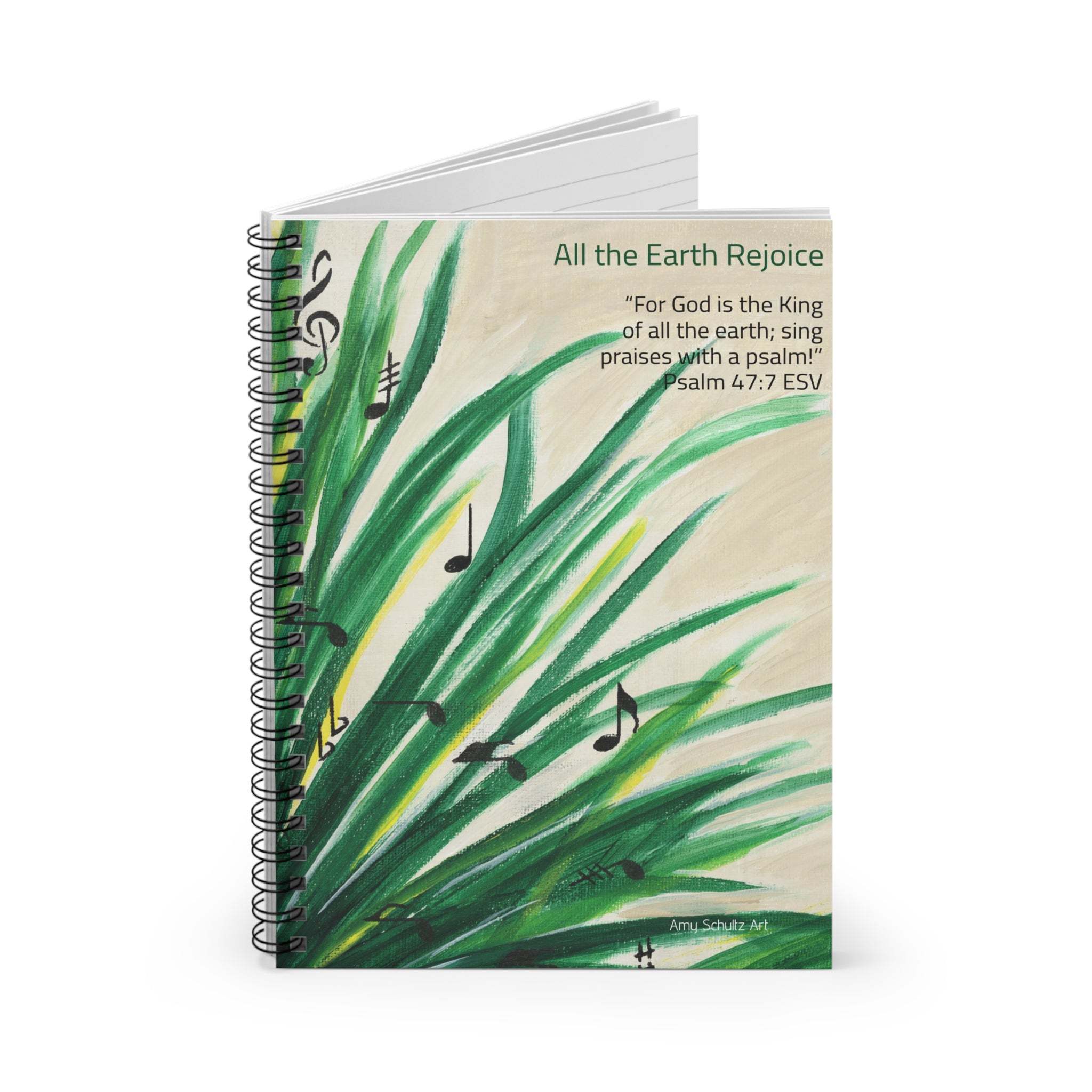 All The Earth Rejoice - Journal Notebook